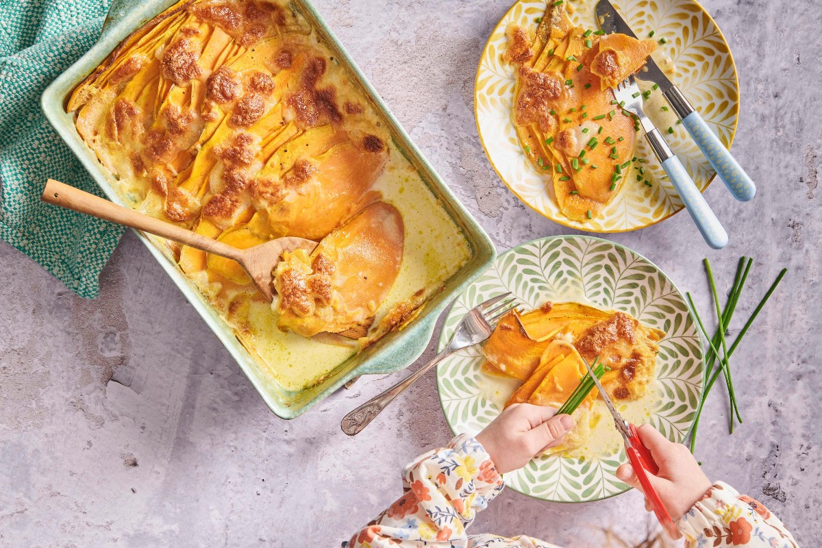 Sweet potato gratin - Recipes | little FOOBY