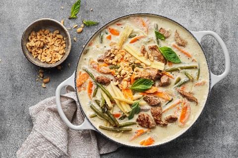 Panang-Curry mit Rindfleisch