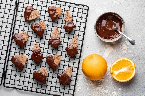 Biscotti al cioccolato e alle arance