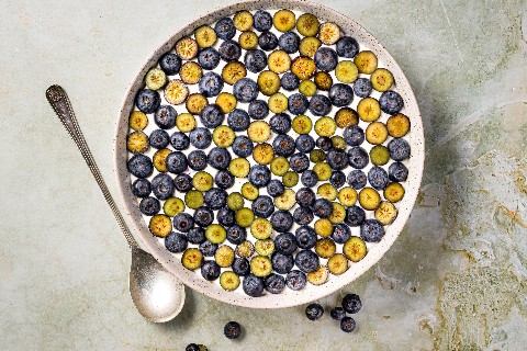 Blueberry tiramisu