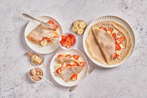 Crêpes sucrées au sarrasin