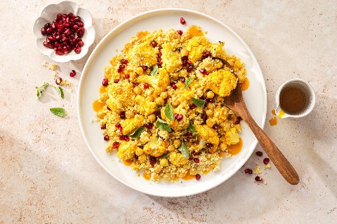 Blumenkohl mit Granatapfel
