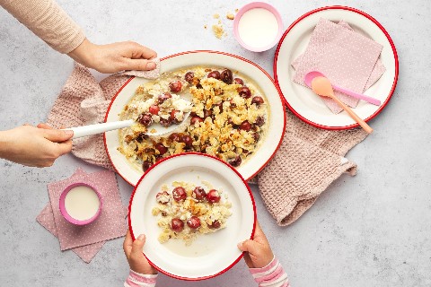 Riz au lait aux cerises