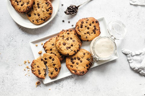 Cookies vegani con esubero di pasta acida