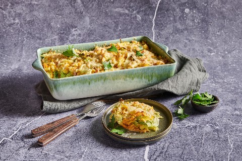 Knöpfli and vegetable bake