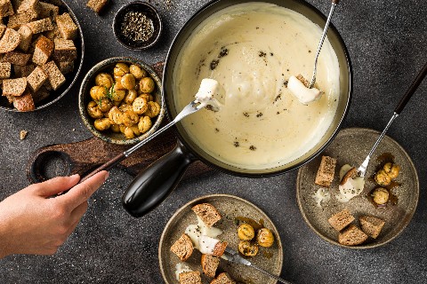 Fondue mit Marroni