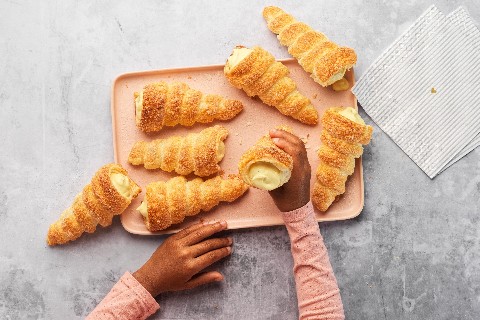 Cannoncini alla vaniglia