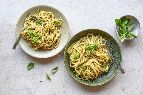 Pâtes à la sauce aux courgettes