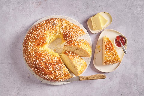 Brioche-Kranz
