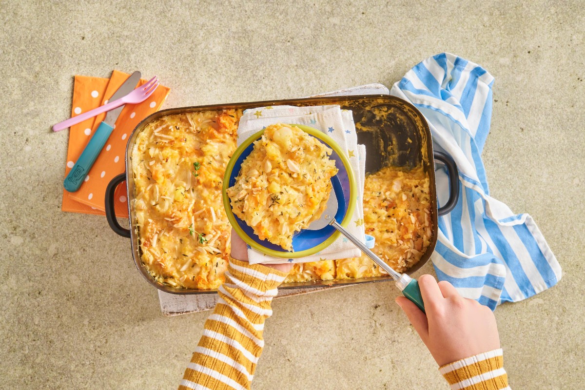 Mashed potato gratin - Recipes | little FOOBY