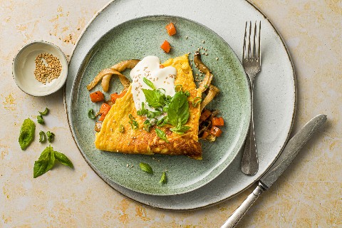 Carrot omelette
