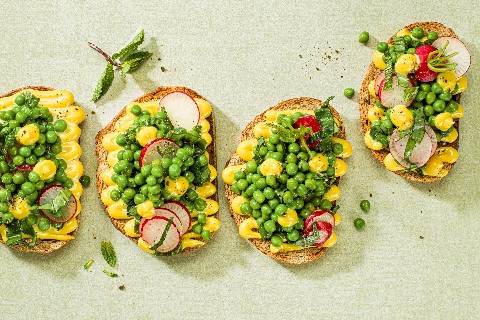 Peas on toast