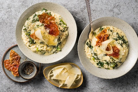 Kale risotto