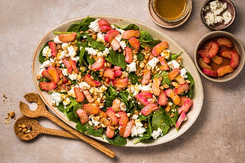 Rhabarber-Feta-Salat