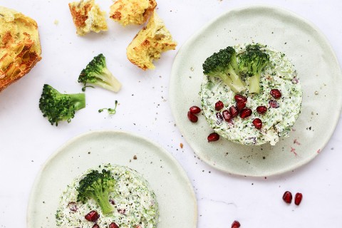 Granatapfel-Broccoli-Tatar