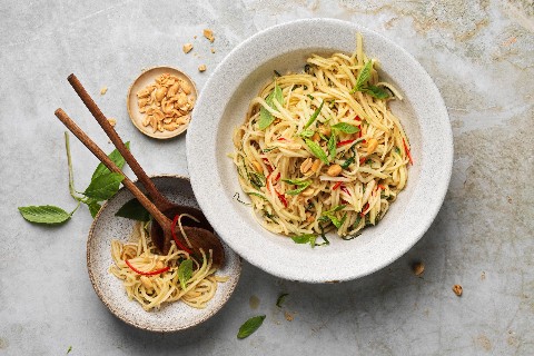 Asian kohlrabi salad