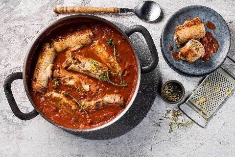 Roulades de veau farcie aux bolets