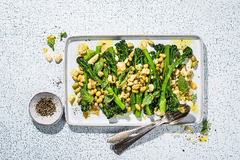 Tenderstem broccoli with Parmesan