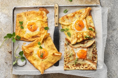 Crêpes Croque-madame