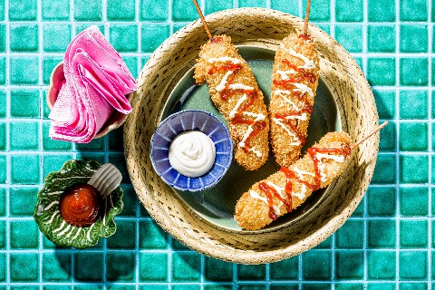 Gamja hot dogs