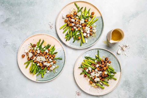 Insalata di asparagi e ceci