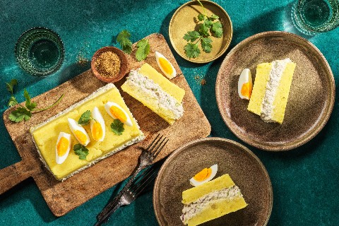 Causa limeña (Peruvian potato terrine)