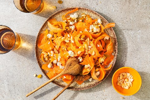 Carrot salad with feta