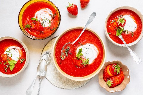 Soupe de fraises
