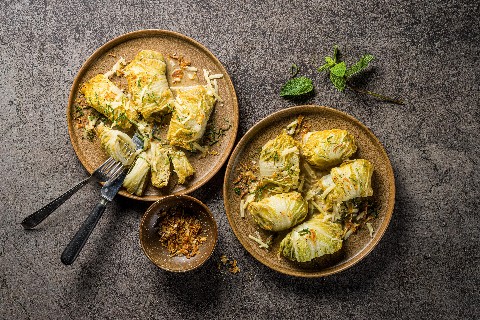 Chinese cabbage capuns