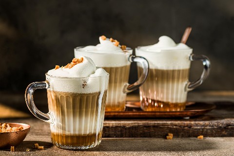 Salted caramel latte