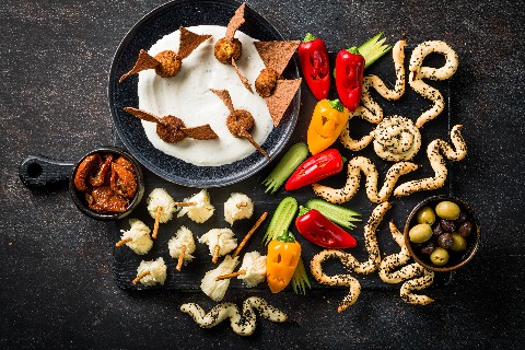 Halloween appetizer board