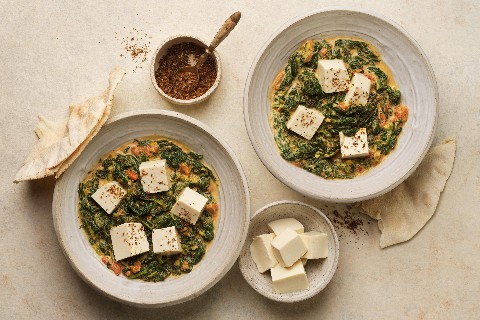 Palak Tofu végane