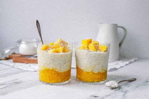 Porridge di mango e agrumi