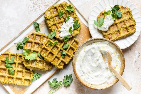 Falafel-Waffeln