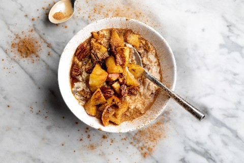 Overnight Oats mit Apfel und Zimt