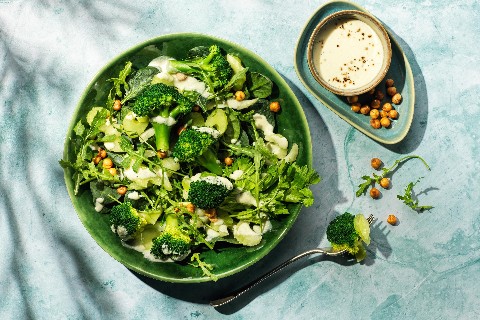 Broccoli and spinach salad