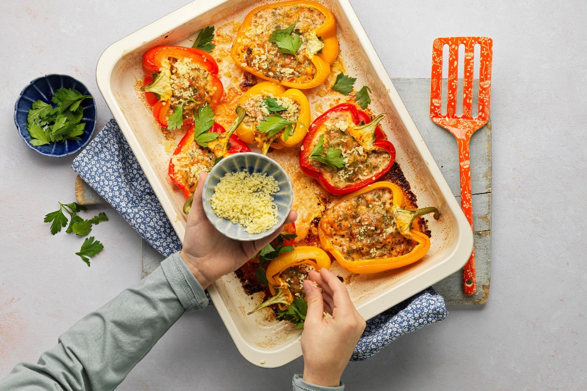 Stuffed peppers with pasta - Recipes | little FOOBY