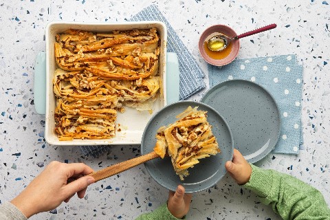 Crinkle cake à la poire