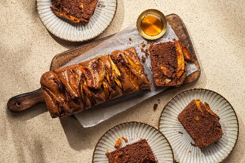 Torta al cioccolato con mango