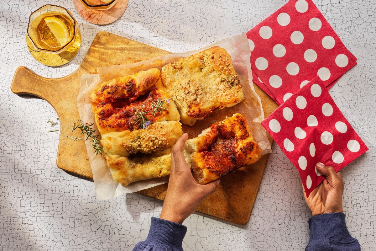 Focaccia pizza - Recipes | little FOOBY