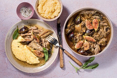 Pulled Pork mit Feigen