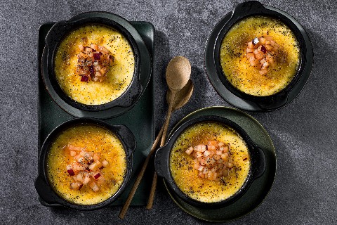 Zitronengras-Creme brulée