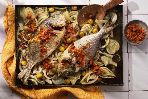 Dorade mit Fenchel