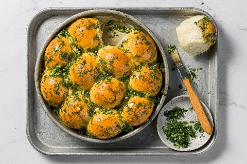 Petits pains à l'ail (pampushki)