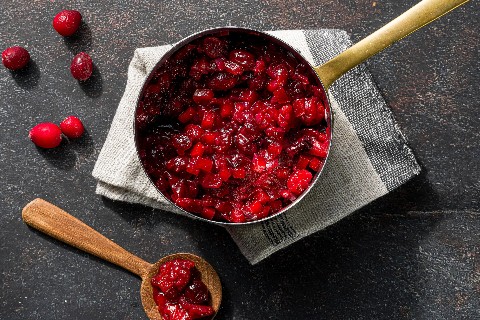 Cranberry-Chutney mit Vanille