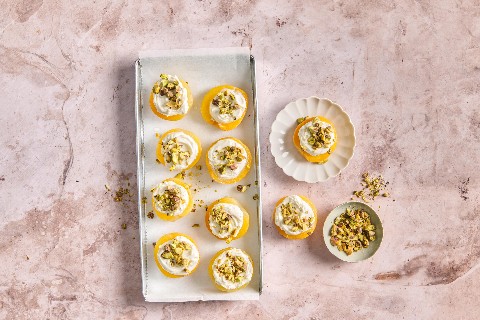 Abricots à la crème de mascarpone