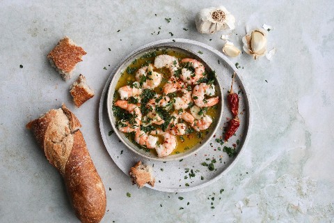 Gambas al ajillo