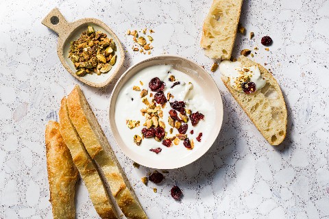Whipped feta ai cranberry
