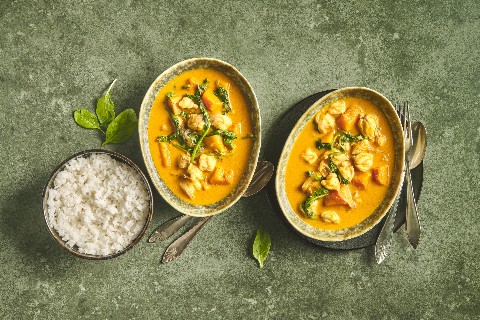 Kürbis-Fisch-Curry