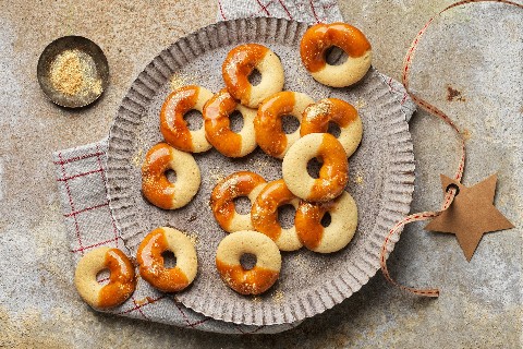 Sternanis-Caramel-Ringli